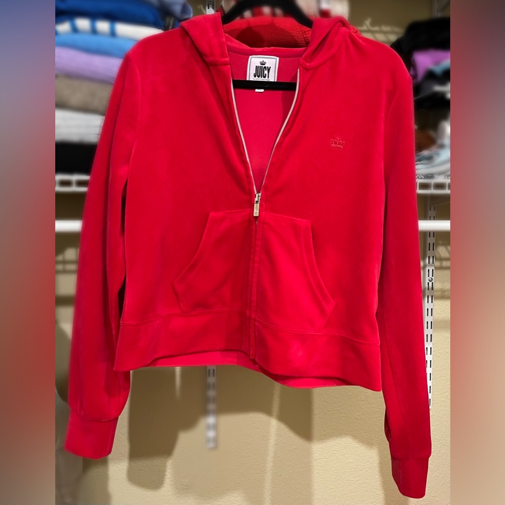 Juicy Couture Red Tracksuit Jacket